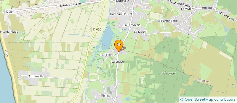 localisation de l'entreprise COEXP LEROUX FERT à PIROU
