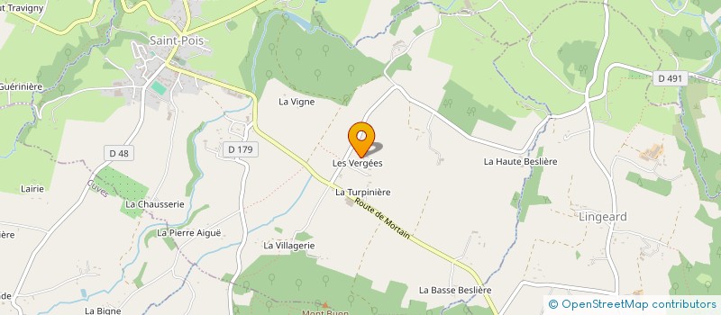 localisation de l'entreprise COEXP MICHON HULINE  LINGEARD