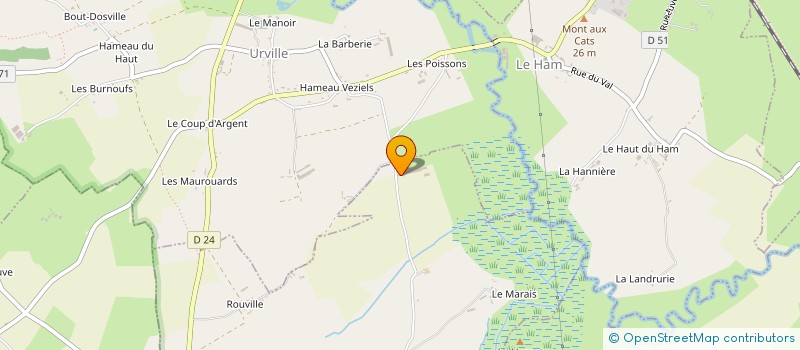 localisation de l'entreprise COEXP TRIPON à ORGLANDES
