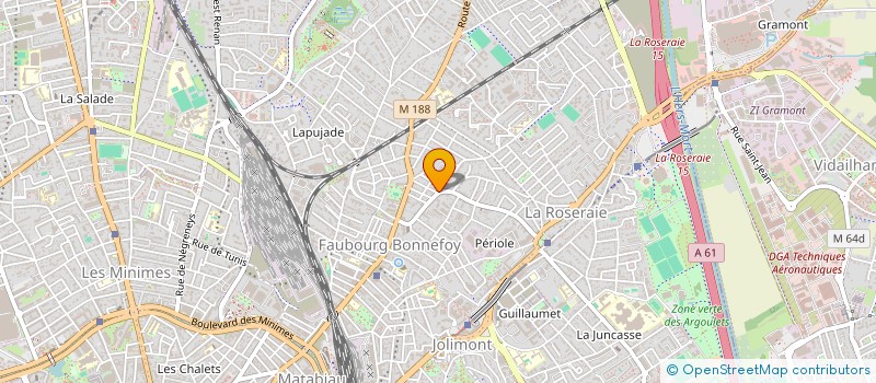 localisation de l'entreprise COEXPERTIM à TOULOUSE