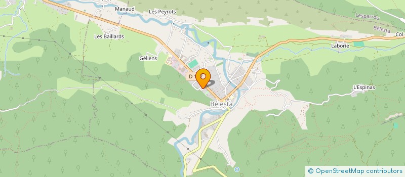 localisation de l'entreprise COEXPL MAUGARD GEORGES ET MARIE-REINE à BELESTA