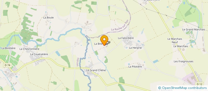 localisation de l'entreprise COEXPL PETIT à VIEILLEVIGNE