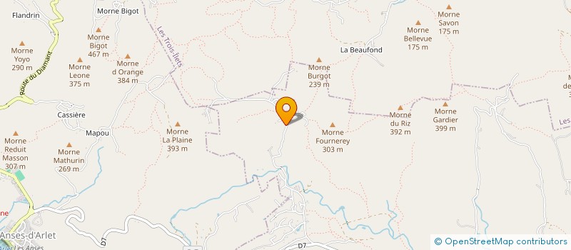 localisation de l'entreprise COEXPLOITAT SAINTE-ROSE LUCIATHE  LE DIAMANT