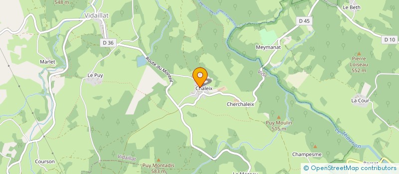 localisation de l'entreprise COEXPLOITATI VELLEINE  SAINT-HILAIRE-LE-CHATEAU