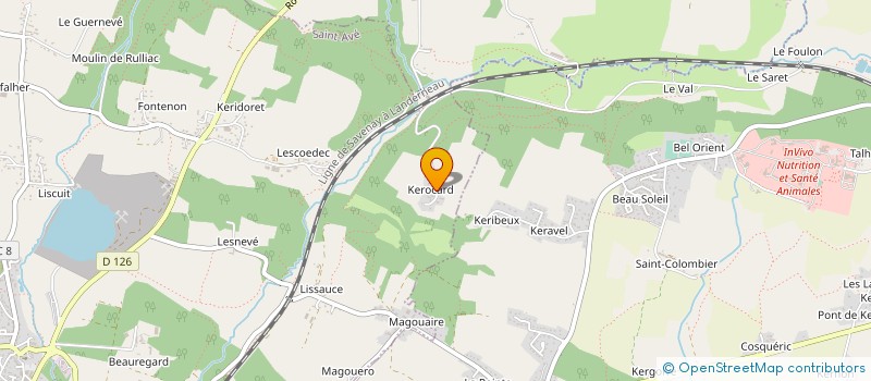 localisation de l'entreprise COEXPLOITATION LE BOURDAT à SAINT-AVE