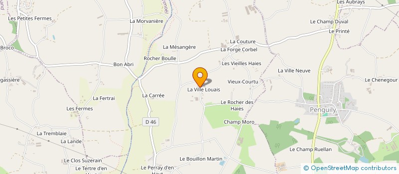 localisation de l'entreprise COEXPLOITATION LE HO à SAINT-GLEN