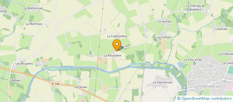 localisation de l'entreprise COEXPLOITATION LEGOUX JC M à BLAIN