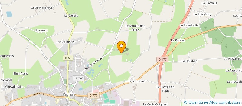 localisation de l'entreprise COEXPLOITATION PERRINEL ANDRE à PIPRIAC