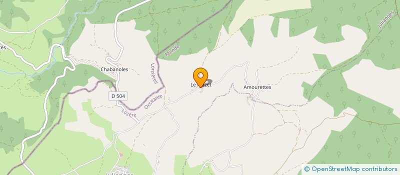 localisation de l'entreprise COEXPLOITATION POURCHER  JULIANGES