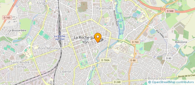 localisation de l'entreprise COEXPLOITATION ROCHETEAU à ROCHE SUR YON (LA)
