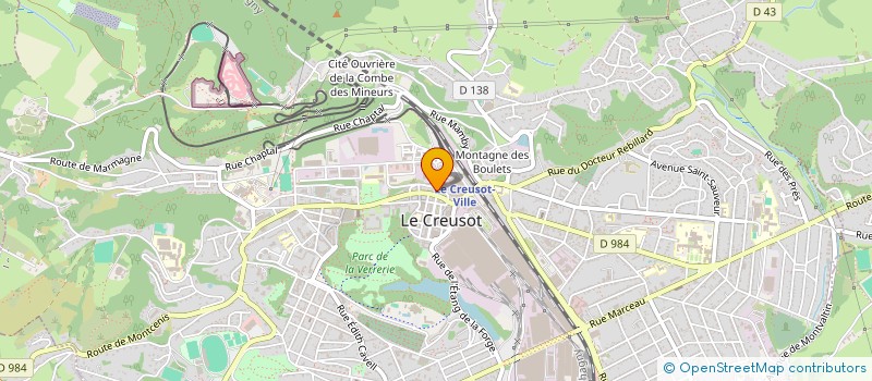 localisation de l'entreprise COEYTAUX ET THEROND à LE CREUSOT