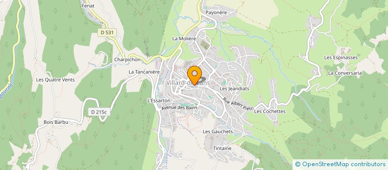 localisation de l'entreprise COF à VILLARD-DE-LANS