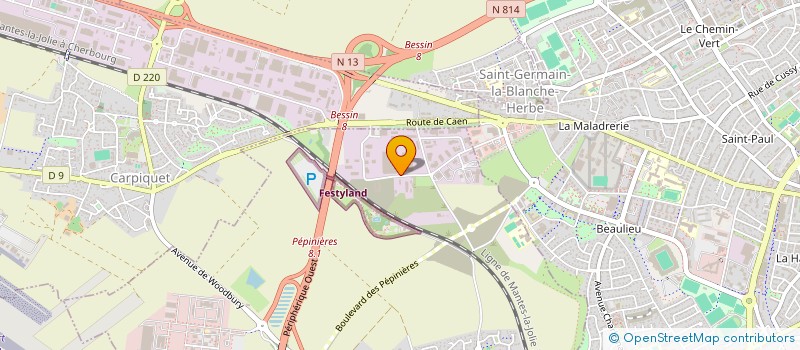 localisation de l'entreprise COF IMMO  BRETTEVILLE-SUR-ODON