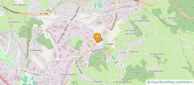 localisation de l'entreprise COF-INVESTISSEMENT  LA TALAUDIERE