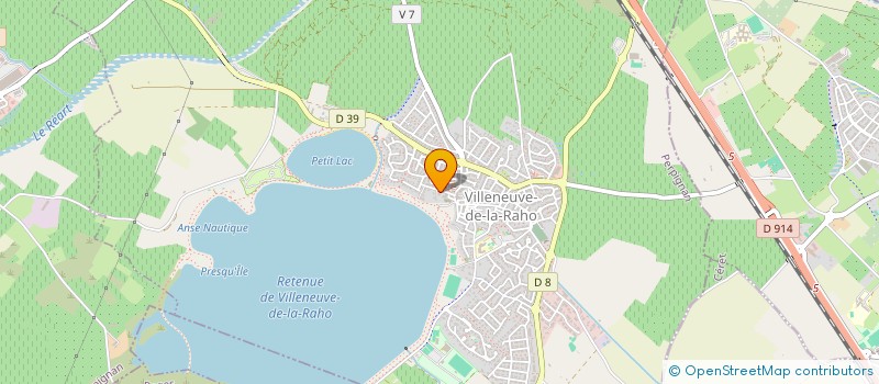 localisation de l'entreprise COFA  VILLENEUVE-DE-LA-RAHO