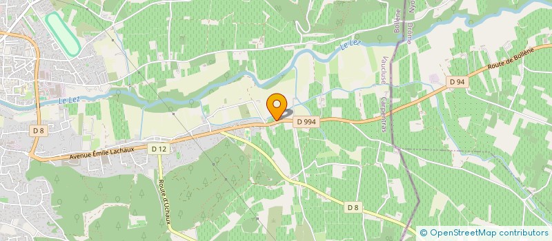 localisation de l'entreprise COFA  BOLLENE