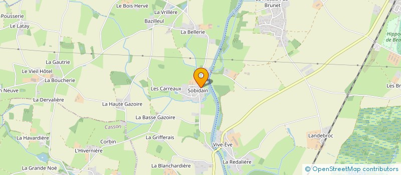 localisation de l'entreprise COFAC  NORT-SUR-ERDRE