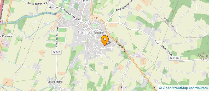 localisation de l'entreprise COFACHLO  ETOILE-SUR-RHONE