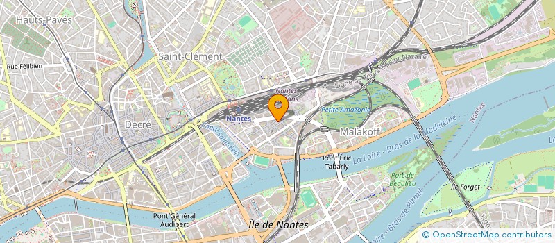 localisation de l'entreprise COFACTORY à NANTES