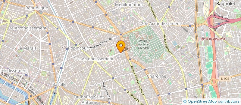 localisation de l'entreprise COFADIS à PARIS