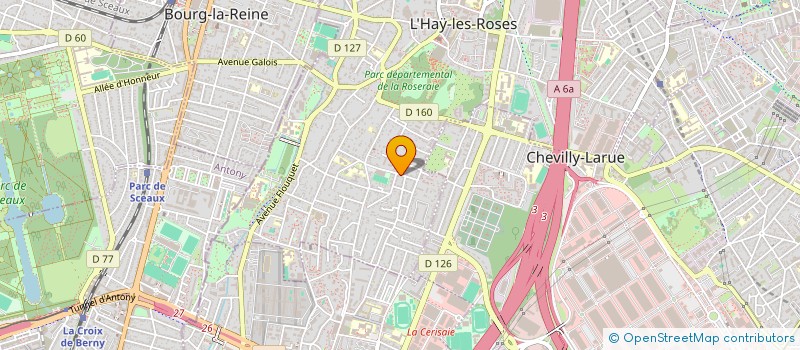 localisation de l'entreprise COFAG  L'HAY-LES-ROSES