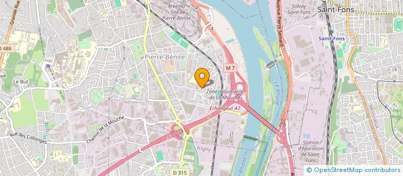 localisation de l'entreprise COFAGEST PARIS à OULLINS-PIERRE-BENITE