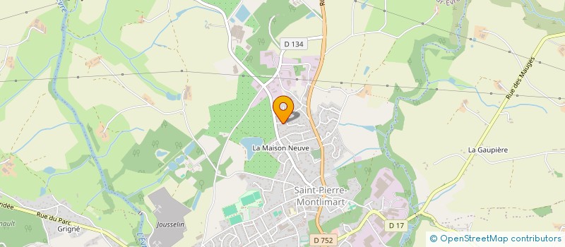 localisation de l'entreprise COFAL  BEAUPREAU-EN-MAUGES