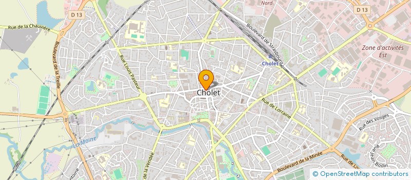 localisation de l'entreprise COFALO à CHOLET