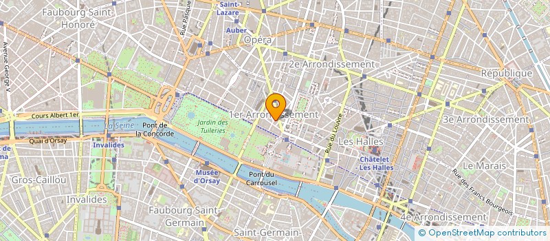 localisation de l'entreprise COFAM à PARIS