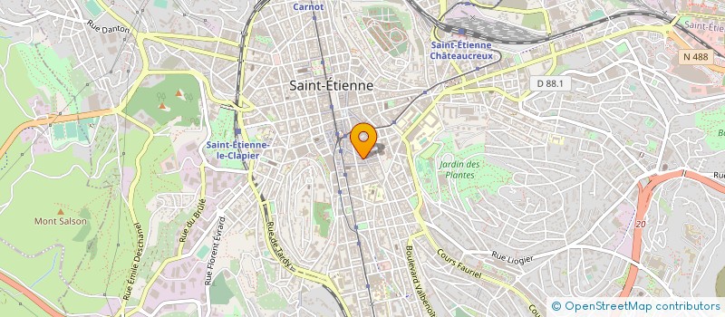 localisation de l'entreprise COFAMAX à SAINT-ETIENNE