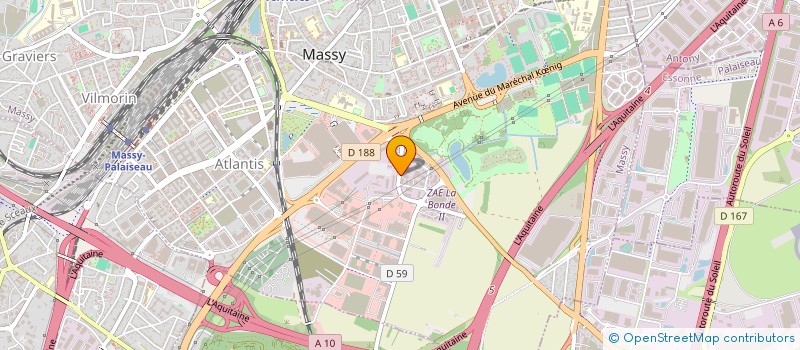 localisation de l'entreprise COFAMECA IDF à MASSY