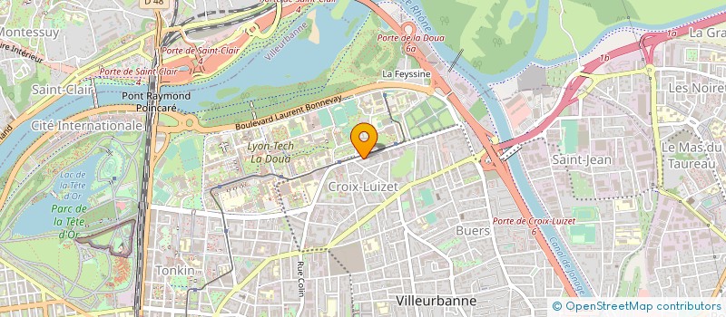 localisation de l'entreprise COFAMIC à VILLEURBANNE
