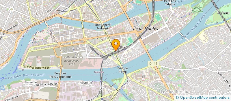 localisation de l'entreprise COFAP-CONSEIL FORMATION ASSISTANCE PROFE à NANTES
