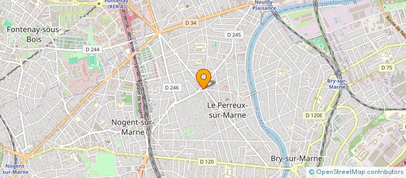 localisation de l'entreprise COFAPA  LE PERREUX-SUR-MARNE