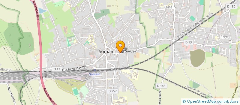 localisation de l'entreprise COFAPAVE à SOMAIN