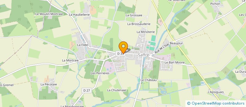localisation de l'entreprise COFAPLAST SARL à SAFFRE