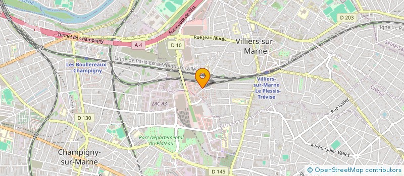 localisation de l'entreprise COFAR  VILLIERS-SUR-MARNE