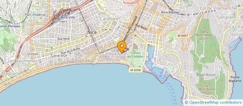 localisation de l'entreprise COFAROCK à NICE