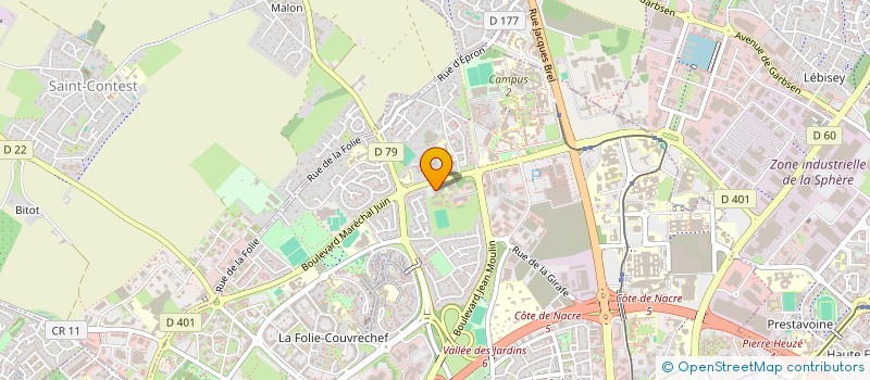 localisation de l'entreprise COFASPP 2000 à CAEN