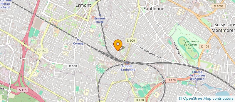 localisation de l'entreprise COFASSI PROJET  ERMONT