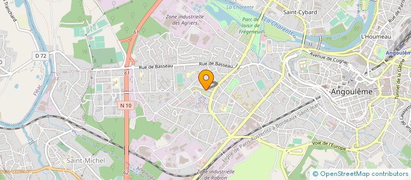 localisation de l'entreprise COFATRANS EXPRESS à ANGOULEME