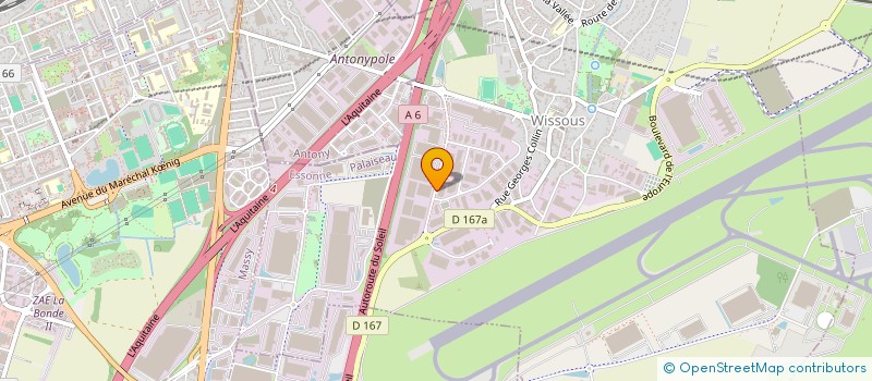 localisation de l'entreprise COFEBIS à WISSOUS