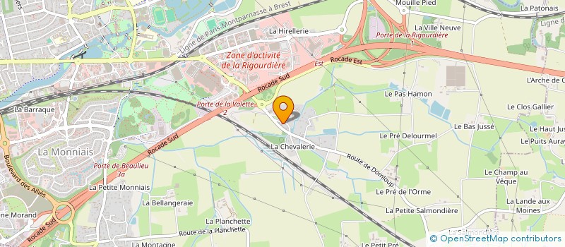localisation de l'entreprise COFEISI à CESSON-SEVIGNE