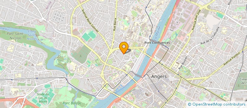 localisation de l'entreprise COFELUB à ANGERS