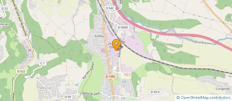 localisation de l'entreprise COFEMA  NIVOLAS-VERMELLE