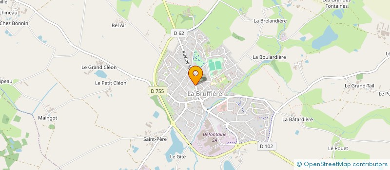 localisation de l'entreprise COFERM'ING à LA BRUFFIERE