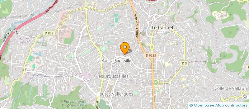 localisation de l'entreprise COFERMI CONST FERRO MINIA à LE CANNET