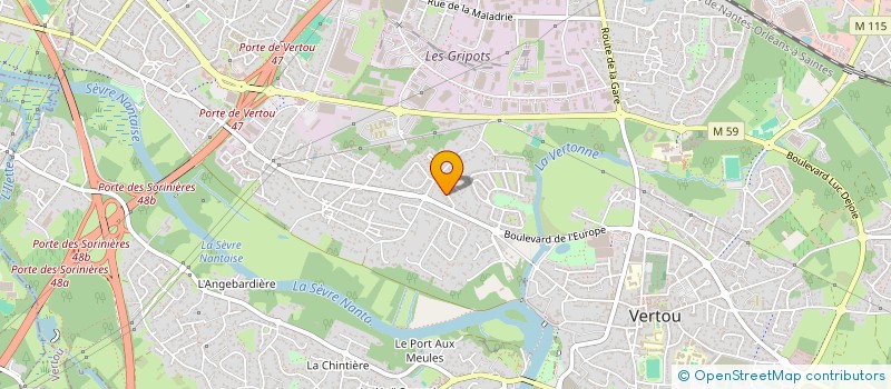 localisation de l'entreprise COFEZA  VERTOU