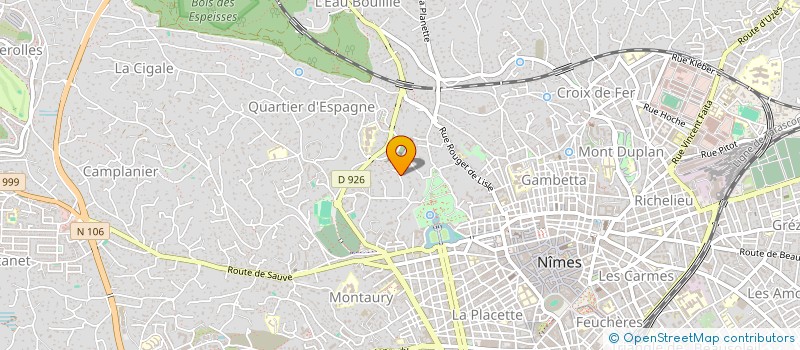 localisation de l'entreprise COFF  NIMES