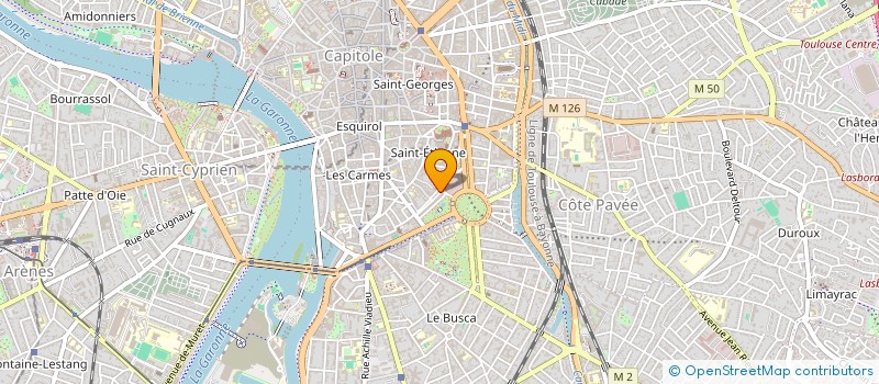 localisation de l'entreprise COFF MIDI PYRENEES  TOULOUSE